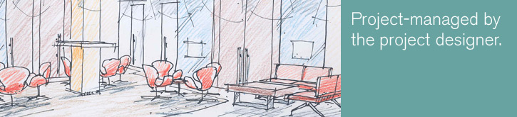 Project-managed by the project designer.